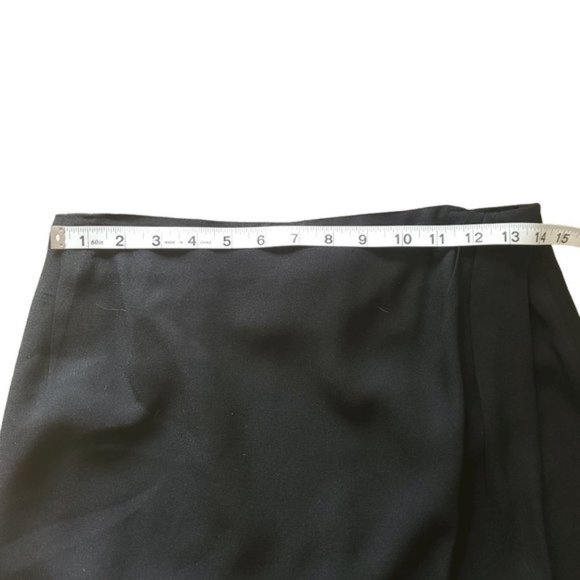 Vintage Ports International black black wrap skirt - Picture 4 of 6